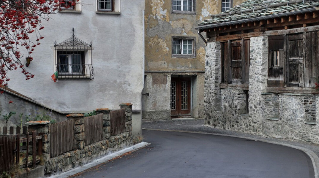 Δρόμος σε χωριό (ΦΩΤΟ ΑΡΧΕΙΟΥ)