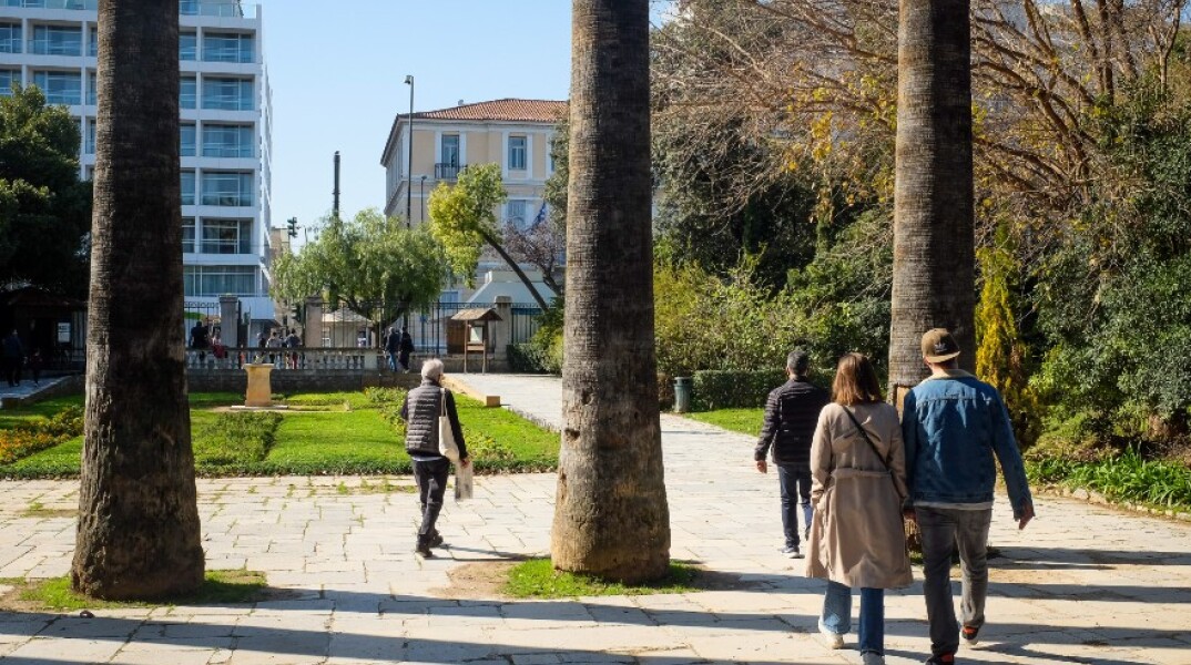 Στιγμιότυπο από τον Εθνικό Κήπο της Αθήνας