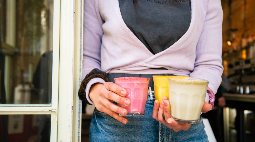 Πολύχρωμα latte