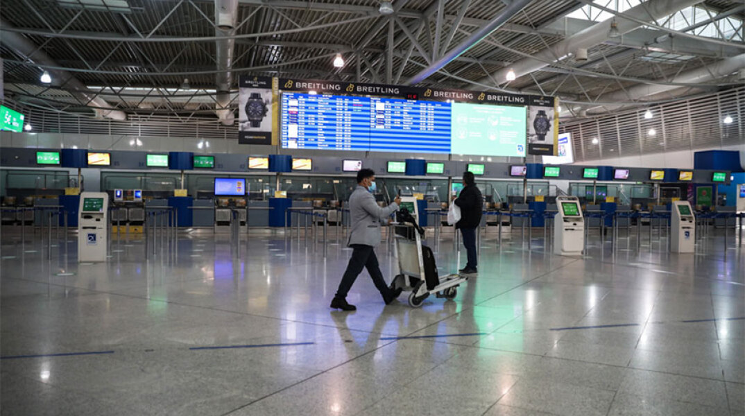 Αεροδρόμιο «Ελευθέριος Βενιζέλος»: Μειωμένη η κίνηση εν μέσω lockdown για τον κορωνοϊό