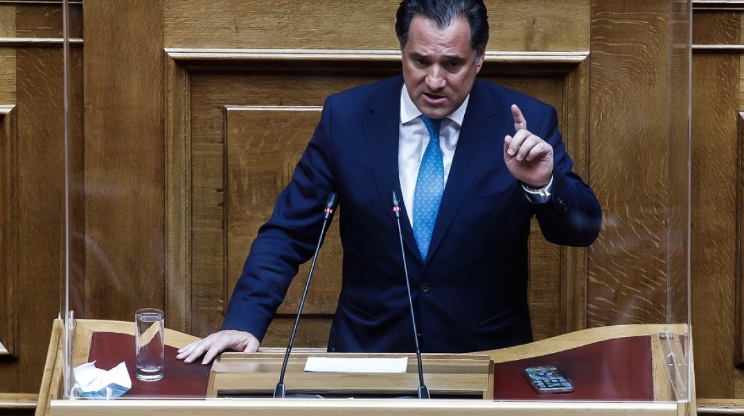 Ο υπουργός Ανάπτυξης και Επενδύσεων, Άδωνις Γεωργιάδης 