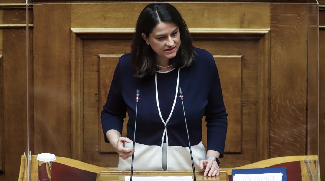 Η υπουργός Παιδείας, Νίκη Κεραμέως