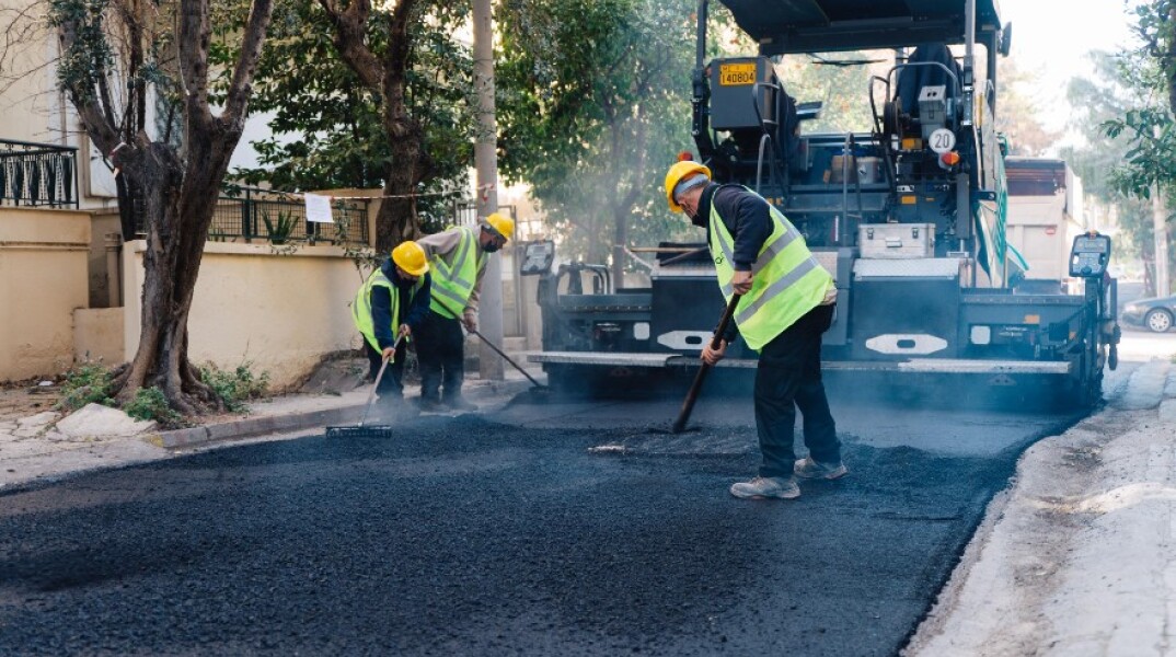 Ασφαλτοστρώσεις στο 50% του οδικού δικτύου της Αθήνας