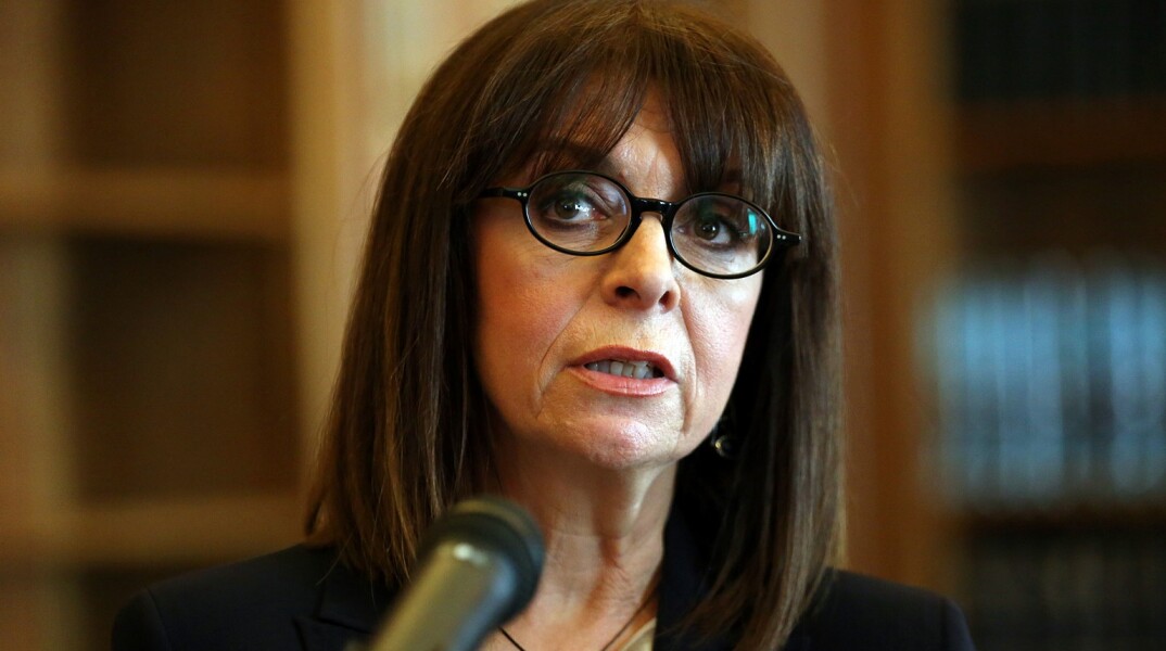 Η Πρόεδρος της Ελληνικής Δημοκρατίας Κατερίνα Σακελλαροπούλου