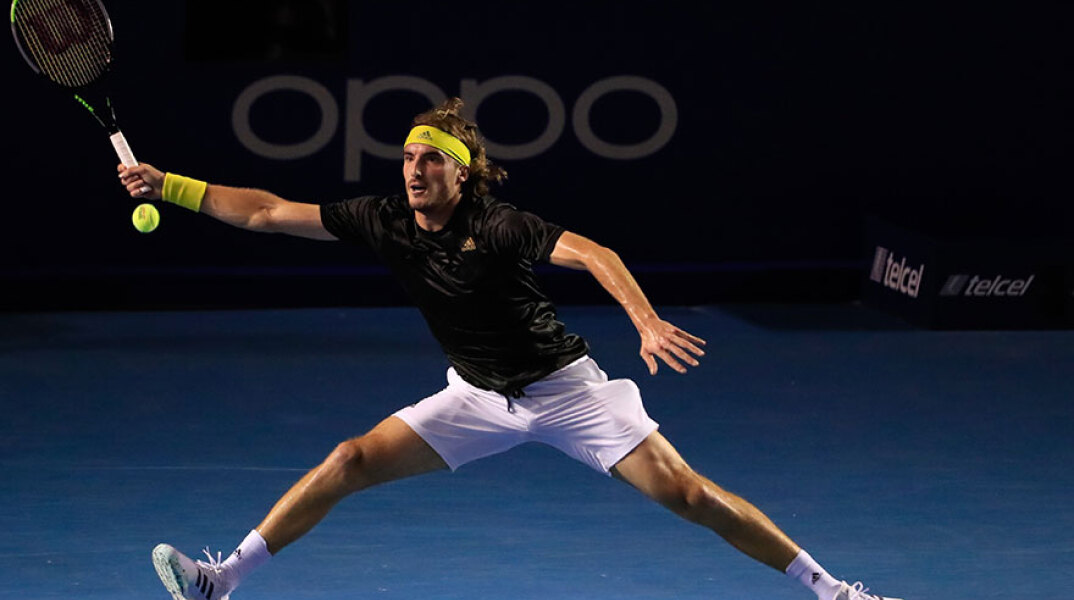 Ο Στέφανος Τσιτσιπάς στο Mexican Open
