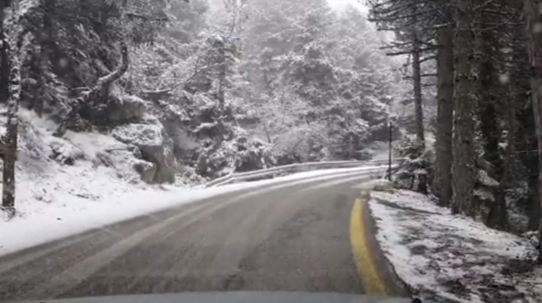 Χιόνια στην Πάρνηθα