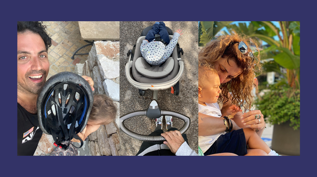 Ένας μπαμπάς γιορτάζει τα γενέθλια του γιου του