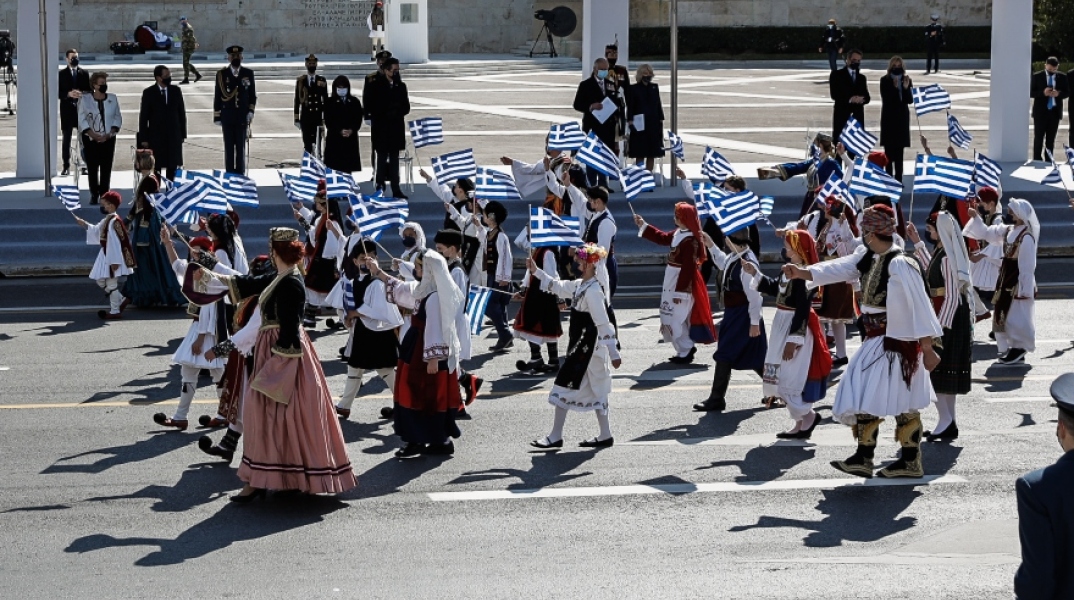 Στρατιωτική παρέλαση για την εθνική επέτειο της ελληνικής επανάστασης της 25ης Μαρτίου 1821