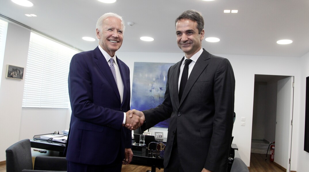 Tζο Μπάιντεν - Κυριάκος Μητσοτάκης