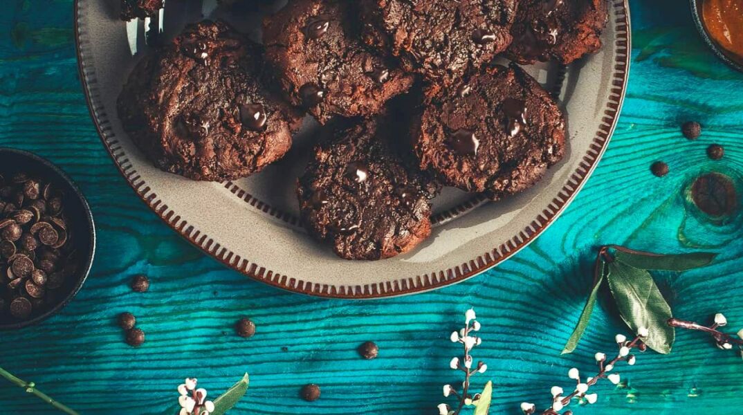 Σοκολατένια μπισκότα-brownie