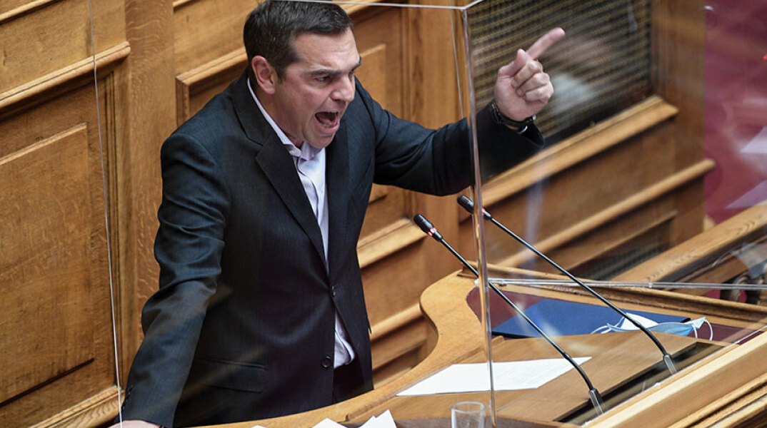 Ο Αλέξης Τσίπρας στη συζήτηση στη Βουλή για την Προανακριτική Παππά