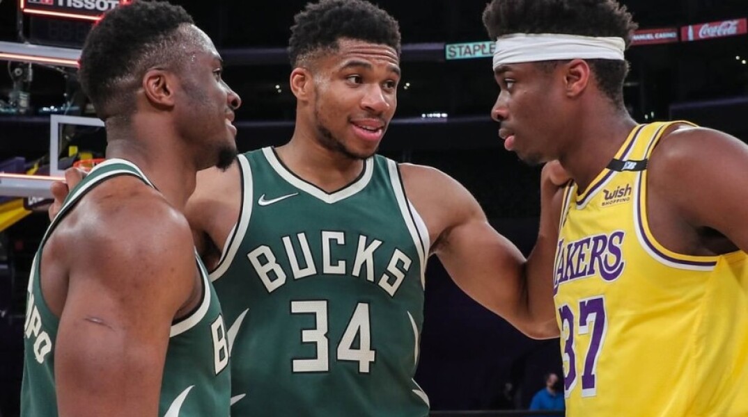 Ο Γιάννης, ο Θανάσης και ο Κώστας Αντετοκούνμπο