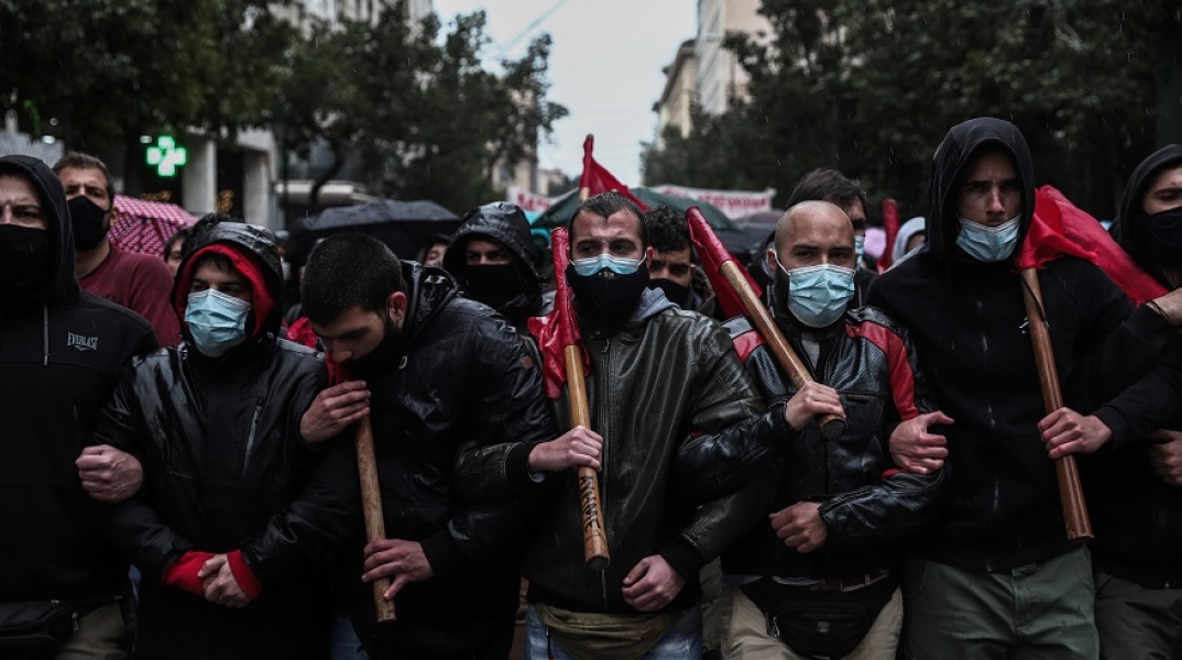 Συλλαλητήριο στο κέντρο της Αθήνας