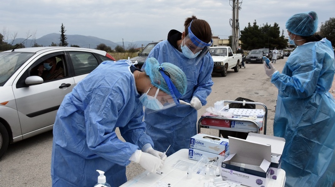 Κλιμάκια του ΕΟΔΥ πραγματοποιούν rapid test