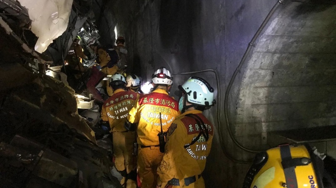 Σιδηροδρομικό δυστύχημα στην Ταϊβάν