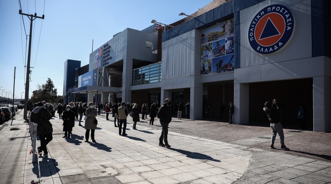 Eμβολιαστικό κέντρο «Προμηθέας» στο Μαρούσι