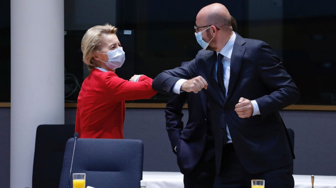 Ούρσουλα Φον ντερ Λάιεν και Σαρλ Μισέλ