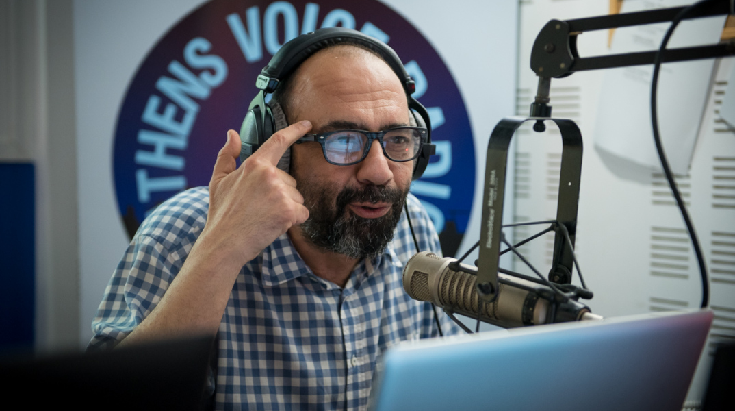 Ο δημοσιογράφος Νίκος Ζαχαριάδης