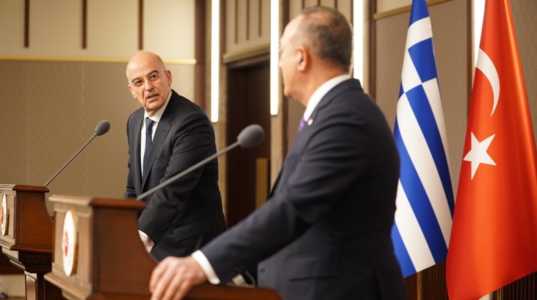 Νίκος Δένδιας και Μεβλούτ Τσαβούσογλου