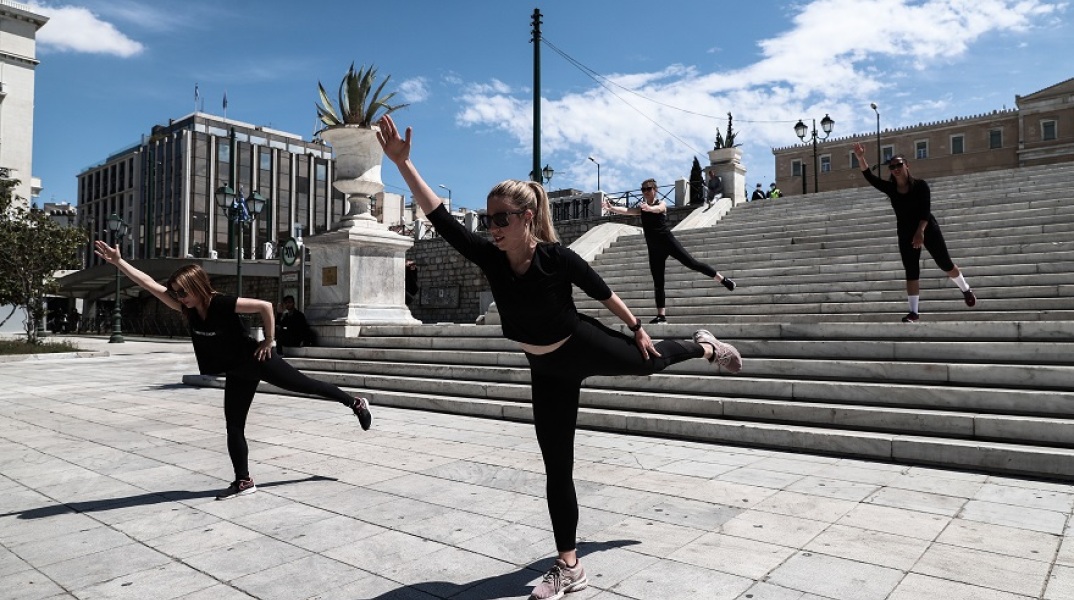 Διαμαρτυρία ιδιοκτητών γυμναστηρίων στην Πλατεία Συντάγματος
