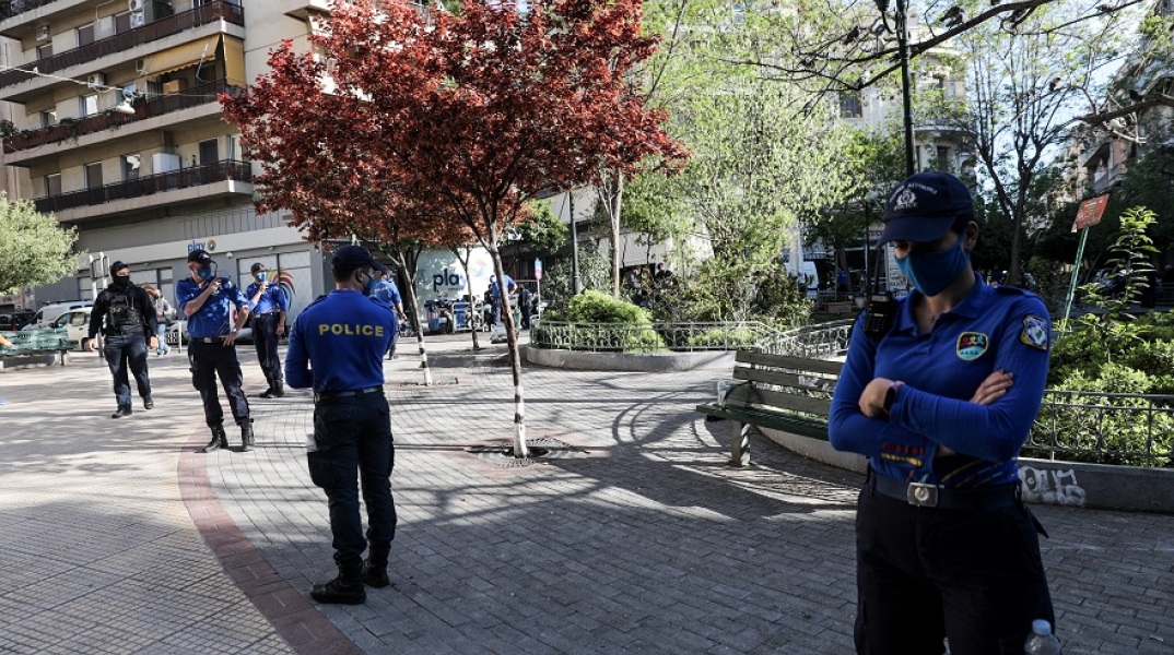 Επιχείρηση της Αστυνομίας στην πλατεία Αγίου Γεωργίου στην Κυψέλη