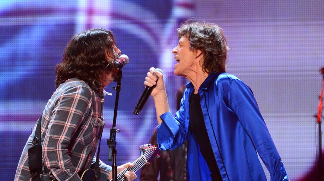 Dave Grohl, Mick Jagger