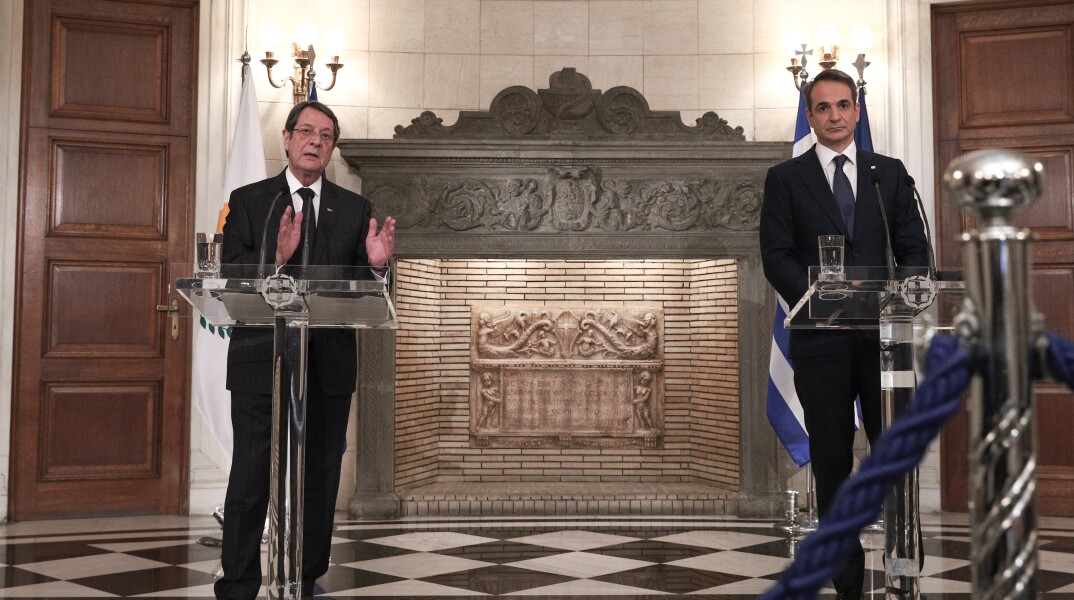 Νίκος Αναστασιάδης- Κυριάκος Μητσοτάκης 