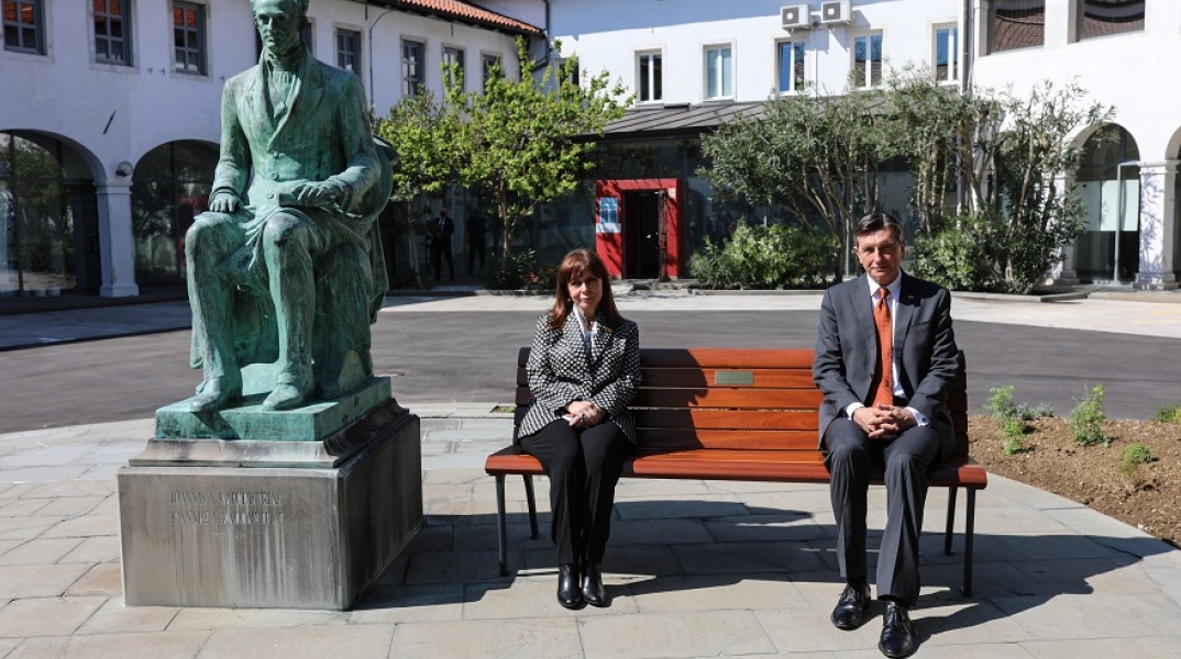 Η Πρόεδρος της Δημοκρατίας, Κατερίνα Σακελλαροπούλου, στην πόλη Κόπερ