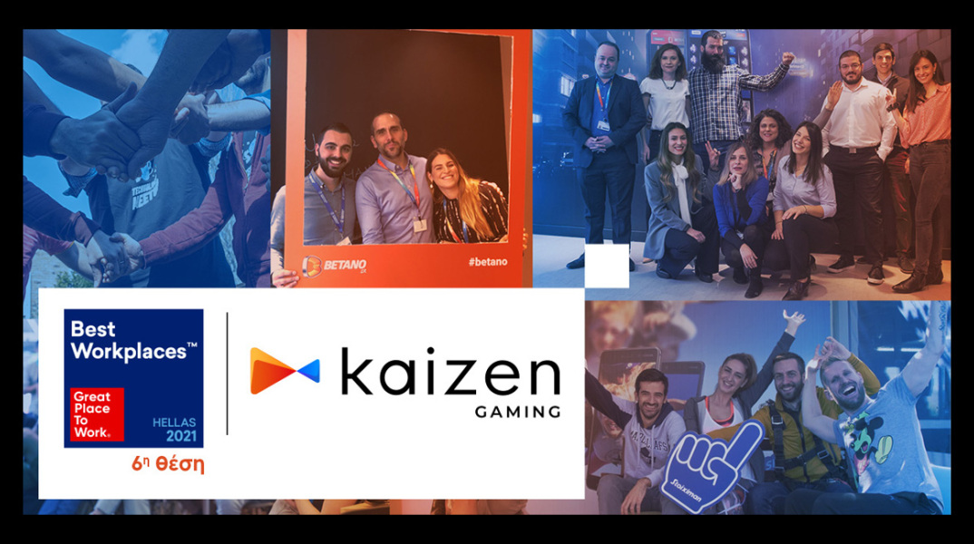 «H Κaizen Gaming Best Place to Work 2021»