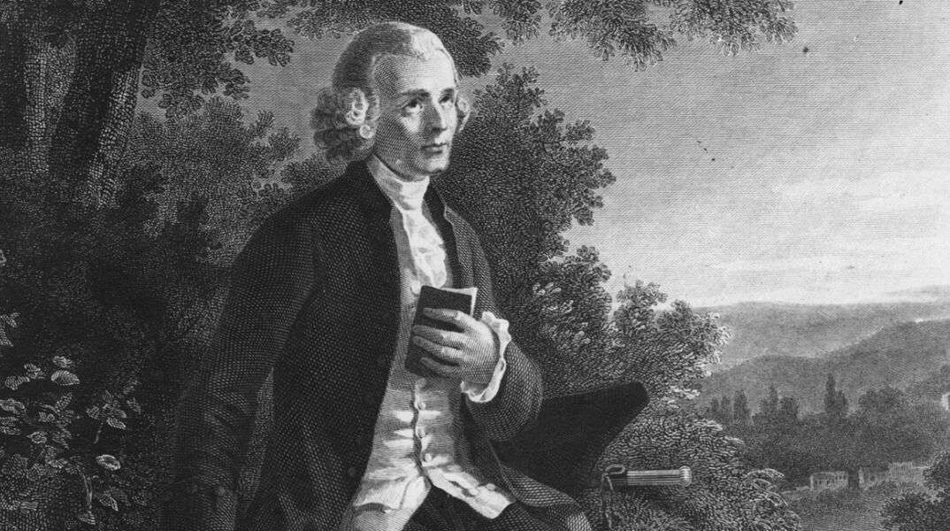 Ο φιλόσοφος Ζαν-Ζακ Ρουσσώ (1712 - 1778)