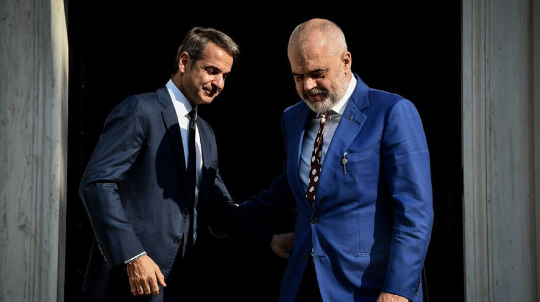 Κυριάκος Μητσοτάκης και Έντι Ράμα