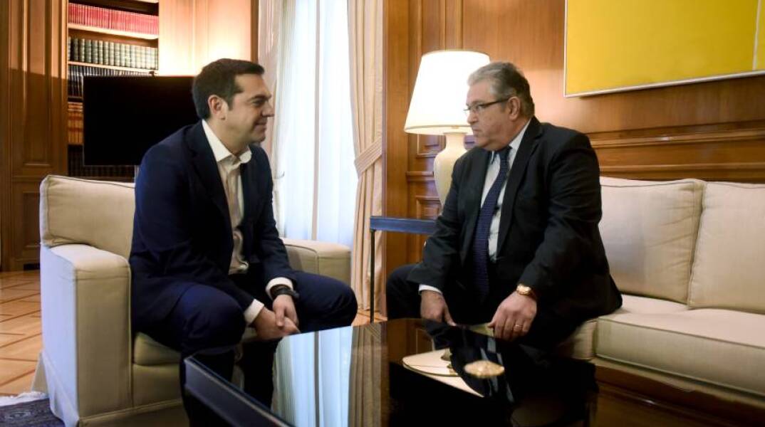 ΣΥΝΑΝΤΗΣΗ ΤΟΥ ΑΛΕΞΗ ΤΣΙΠΡΑ ΜΕ ΤΟΝ ΓΓ ΤΗΣ ΚΕ ΤΟΥ ΚΚΕ ΔΗΜΗΤΡΗ ΚΟΥΤΣΟΥΜΠΑ