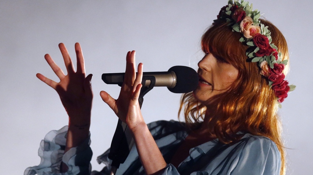 Η Φλόρενς Γουέλς στο μουσικό φεστιβάλ Lollapalooza στη Χιλή το 2016