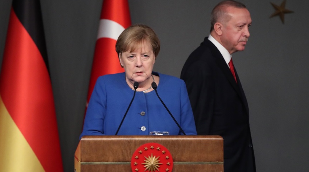H Γερμανίδα Καγκελάριος, Άνγκελα Μέρκελ, και ο Τούρκος πρόεδρος, Ρετζέπ Ταγίπ Ερντογάν