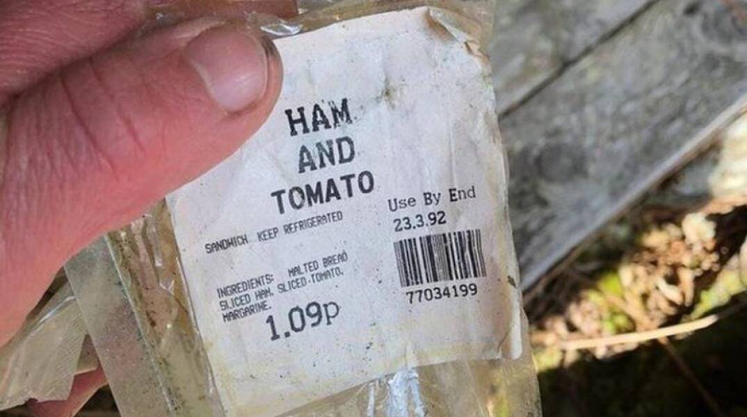 Πλαστικό περιτύλιγμα από σάντουιτς που καταναλώθηκε πριν από 29 χρόνια βρέθηκε στο Εθνικό Πάρκο Cairngorms στη Σκοτία
