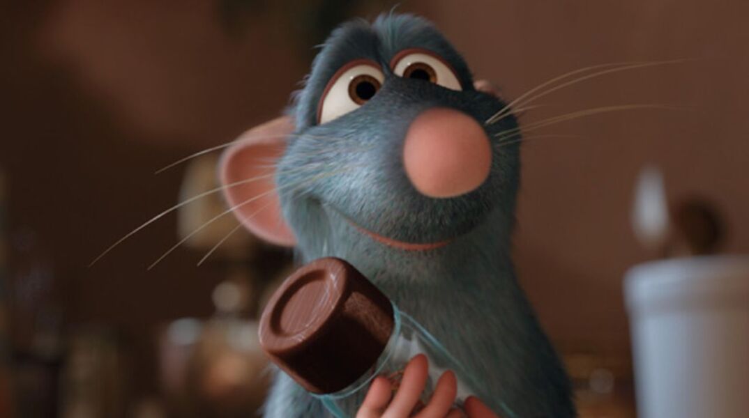 Σκηνή από το φιλμ κινουμένων σχεδίων ο Ρατατούης