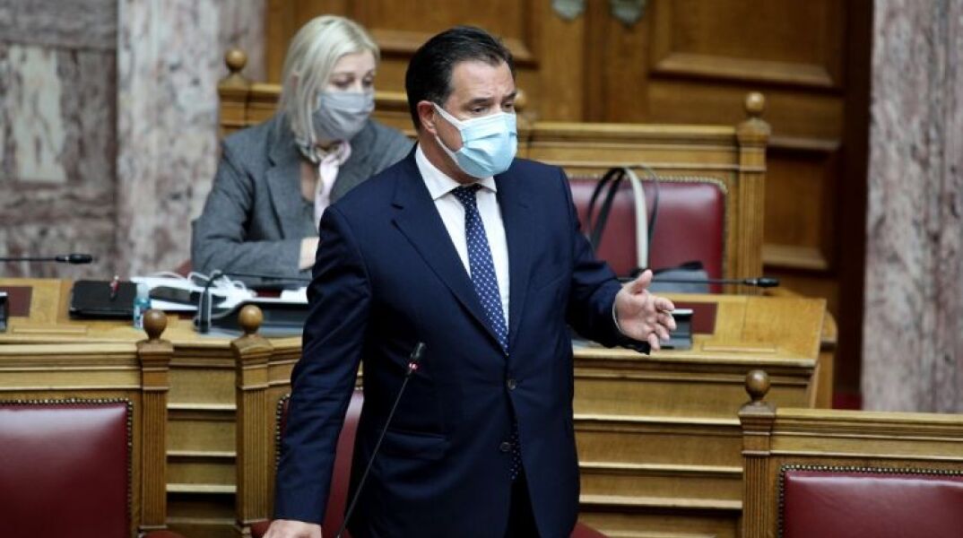 Ο υπουργός Ανάπτυξης και Επενδύσεων, Άδωνις Γεωργιάδης 