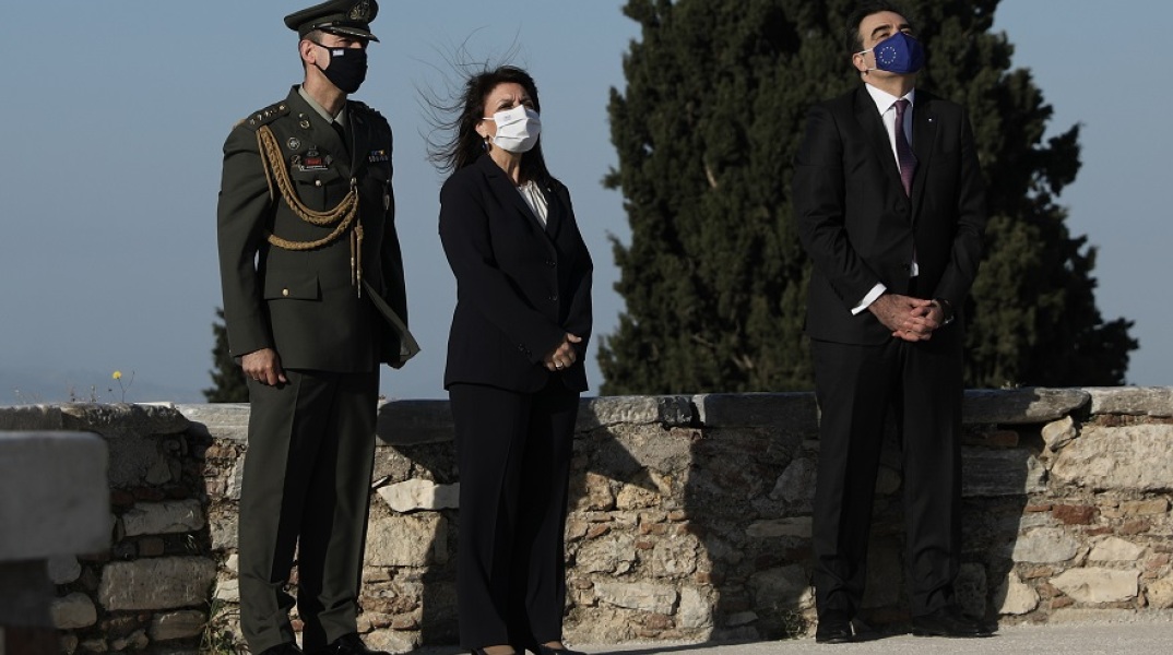 Στην Ακρόπολη η Κατερίνα Σακελλαροπούλου