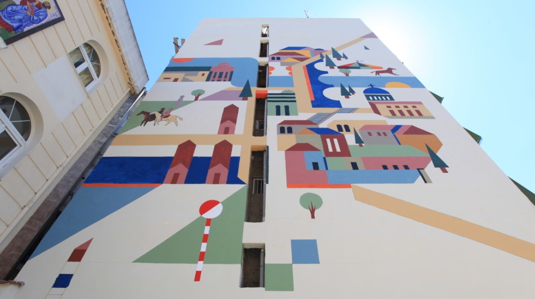 τοιχογραφία Λάρισα