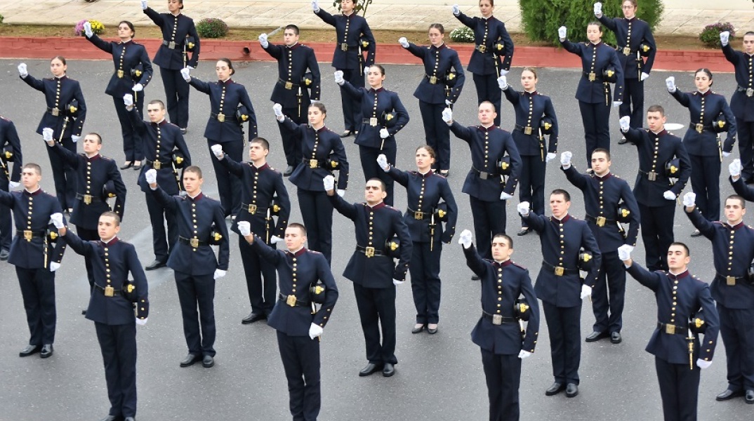 Ορκωμοσία φοιτητών σε στρατιωτική σχολή