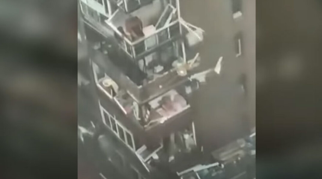 Ανεμοστρόβιλος έπληξε την Ουχάν στην Κίνα