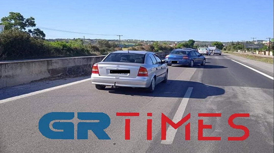 Μποτιλιάρισμα χιλιομέτρων στoν δρόμο για τη Χαλκιδική