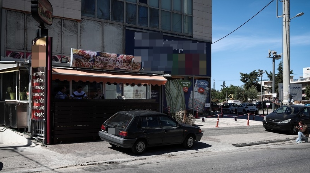 Δολοφονία στη Μεταμόρφωση - Το σημείο όπου δέχθηκε τα πυρά ο 58χρονος