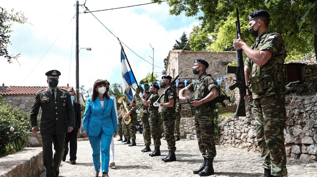 Στη Χίο η Πρόεδρος της Δημοκρατίας, Κατερίνα Σακελλαροπούλου
