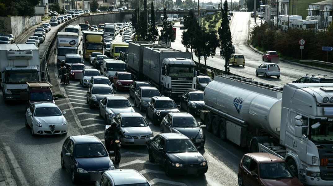 Μποτιλιάρισμα στον Κηφισό (ΦΩΤΟ ΑΡΧΕΙΟΥ)