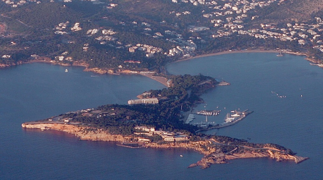 Αεροφωτογραφία του Αστέρα Βουλιαγμένης