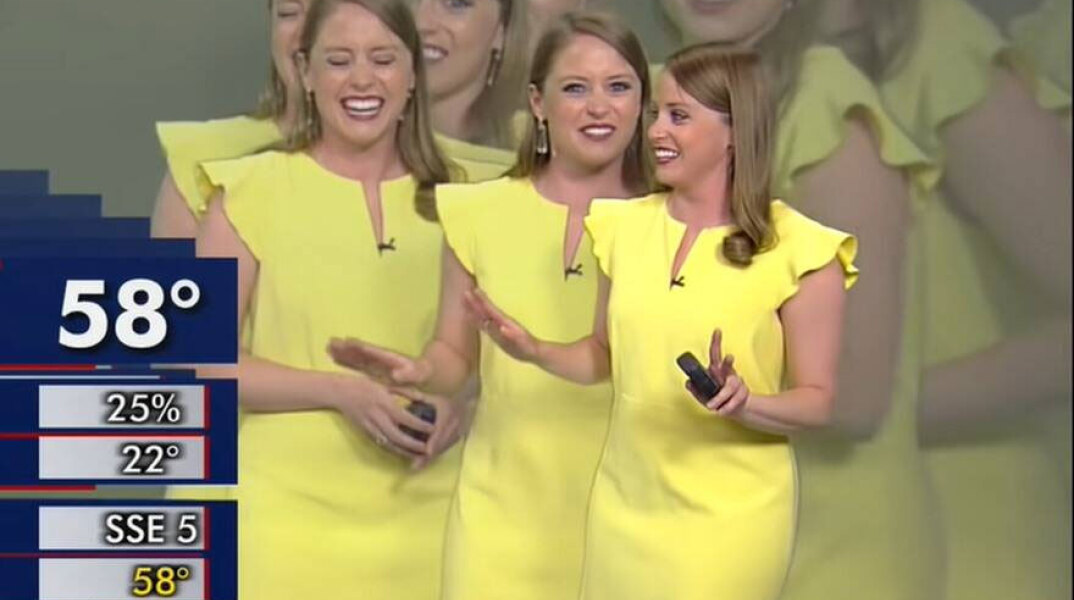 Η μετεωρολόγος του FOX πολλαπλασιάζεται on air και γίνεται viral για την cool αντίδρασή της