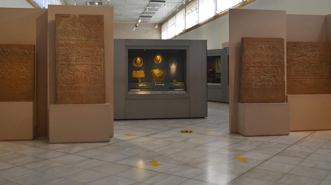 Όψη της Μυκηναϊκής Αίθουσας του Εθνικού Αρχαιολογικού μουσείου