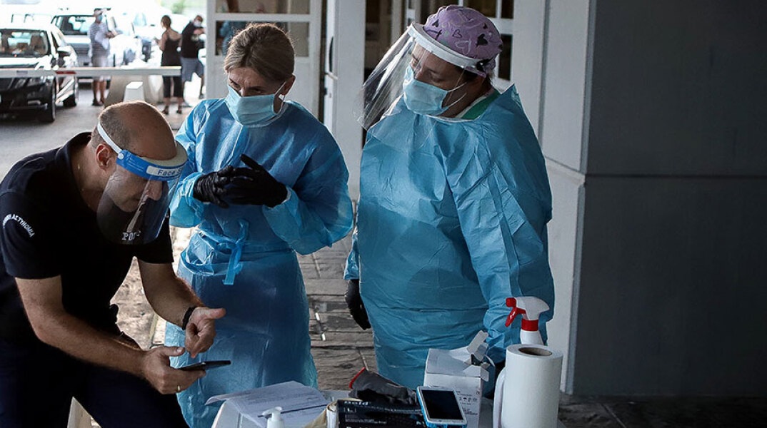 Τελωνείο - Έλεγχοι για κορωνοϊό (ΦΩΤΟ ΑΡΧΕΙΟΥ)