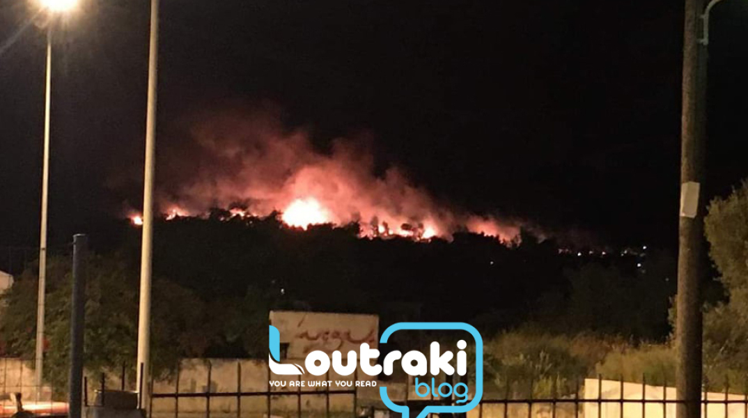 Φωτιά στο Σχινό Κορινθίας